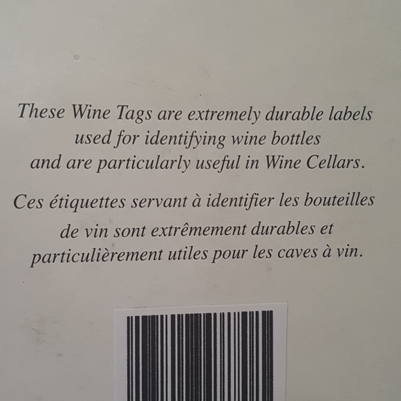21 pcs Wine Bottle ID Tags with Marker - Picture 3 of 3